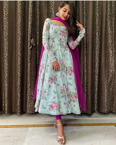 Women Long Frock Design, Kurta Designs Women Anarkali, Long Chudidar Designs Ideas, Long Churidar Designs Ideas, Long Frocks Indian Designer Dresses Party Wear, Long Kurta Designs Party Wear, New Designs Kurti Indian Party Wear, Silk Kurti Designs Party Wear For Women, Anakarli Dress