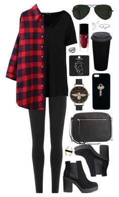 Edgy Fall Outfits, Leggings Boots, Giving Keys, Mode Inspiration, Fall Winter Outfits, Outfits Casuales, Edgy Fashion, Red Plaid, Cute Casual Outfits