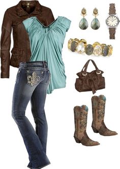 Cute Cowgirl Outfits, Country Style Outfits, Streetstyle Outfit, Western Outfits Women, Stylish Women Fashion, Office Fashion Women, Outfit Trends, Fashion Night, Womens Fashion For Work