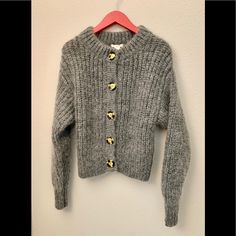 H&M Trend Collection Mohair/Wool Blend Cute Soft Grey Sweater Mohair Wool, Grey Sweater, Colorful Sweaters, Sweaters & Cardigans, Wool Blend, Cardigans, Men Sweater, Sweaters For Women, Wool