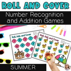 the summer roll and cover activity is shown with sunglasses