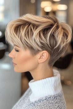 Short Haircuts Ideas, Pixie Haircuts For Women, Longer Pixie Haircut, Short Sassy Haircuts, Haircuts Ideas, Short Hair Color, Trendy Haircuts