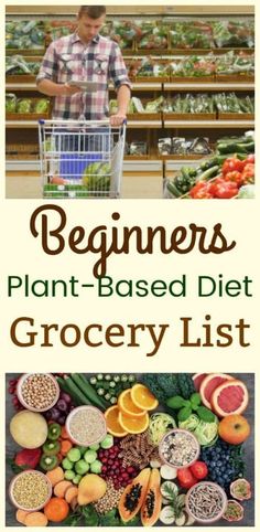 Plant Based Foods List, Diet Grocery List, Whole Food Plant Based Diet, Plant Based Diet Meals, Plant Diet, Plant Based Diet Meal Plan, Whole Food Plant Based