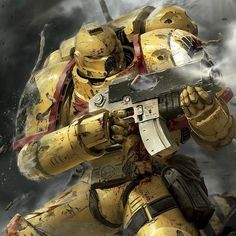 40k Space Marine, Imperial Fists, Arte Cyberpunk, Stronger Than You Think