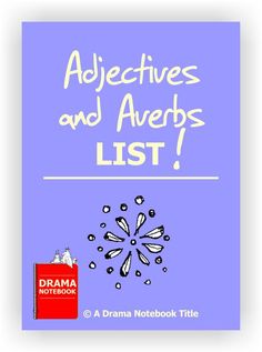 an advert for drama notebooks with the title'audiencess and aveds list '