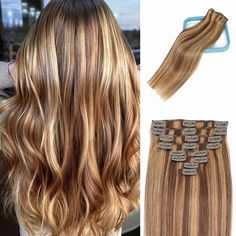 PRICES MAY VARY. 【Salon Quality Hair Extensions】: 100% premium remy clip in human hair, tangle free, shedding free. The hair feel smooth and soft. Our clip hair extensions can be curled just you like. It can last 3-4 monthes with good care. 【Anti-Shedding】: Blonde clip in hair extensions is used Double Weft, which is more durable and not falls out. Clips are covered with a layer of soft rubber to carefully protect your scalp and hair. There is no unsightly lines of separation. 【Clip in Hair Exte Shooting Camera, Brunette Balayage, Caramel Blonde, Real Human Hair Extensions, 100 Human Hair Extensions, Human Hair Clip Ins, Short Curly Haircuts, Hair 2024, Hair Appointment