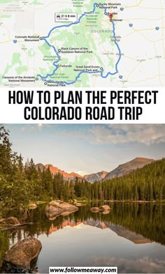 the colorado road trip and how to plan it