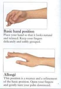 the instructions for how to do an arm stretch with one hand and another hand reaching out