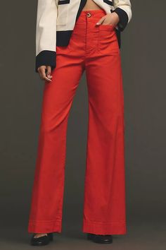 Julia London, Seeing Is Believing, Linen Pants Outfit, Orange Fits, Orange Pants, Pants Outfits, Red Pants, Fall Looks, Cozy Living