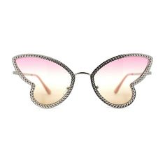 Enter with a pow on your next party with these stunning party shades. Unique avant garde real butterfly shape with super pop color lenses will be the ultimate eyecatcher. Made with 100% UV400 polycarbonate lenses. (b583) Size: 5 3/4" (146mm) x 2 3/16" (55mm).  Color: Silver.  Gender: female.  Age Group: adult. Party Sunglasses, Color Lenses, Metal Engraving, Butterfly Shape, Pink Brown, Cloth Bags, Sunglasses Accessories, Color Pop, Bag Accessories