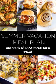 the ultimate summer vacation meal plan