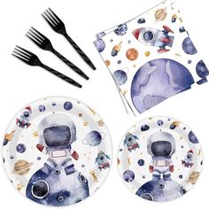 Amazon.com: 96 Pcs Space Plates And Napkins Party Supplies Space Party Decorations Space Party Supplies Space Party Plates Space Themed Party Favors : Home & Kitchen Space Birthday Party Decorations, Space Birthday Decorations, Space Decorations, Space Themed Party, Space Party Decorations, Baby First Birthday Themes, Boys 1st Birthday Party Ideas