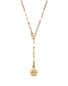 Roberto Coin 18K Yellow Gold Daisy Diamond Pendant Necklace, 15 - Exclusive Roberto Coin, Diamond Pendant Necklace, Diamond Pendant, Daisy, Coin, Yellow Gold, Pendant Necklace, Pendant, Yellow