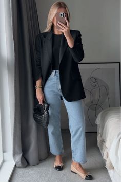 Mode Tips, Blazer Outfits For Women, Mode Boho, Blazer Outfit, Business Casual Outfits For Work, Elegante Casual, Mode Casual, Stylish Work Outfits, Business Outfit