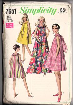 an old fashion sewing pattern for women's dresses