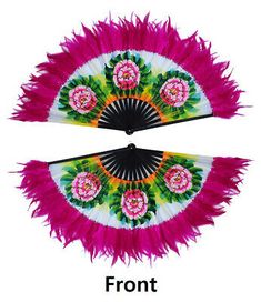 (eBay) 1 PAIR OF HIGH-QUALITY KOREAN FAN "BUCHAECHUM" KOREAN FAN DANCE LARGE_No.2 Korean Heritage, Korean Crafts, Korean Illustration, Dance Props, Fan Dance, Doll Diy Crafts, Doll Diy, Korean Design, Traditional Korean