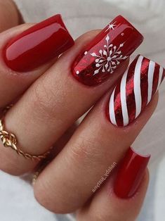 Christmas Gel Nails, Christmas Nails Acrylic, Festival Nails, Nailed It