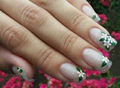 plumeria Hawaii Nails, Nail Painting, Nail Design Inspiration, French Acrylic Nails, Cat Nails, Get Nails, Toe Nail Art, Nail Art Summer, 3d Nail Art