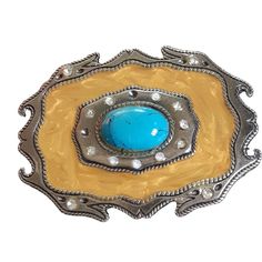 Elevate your cowboy look with this stunning Western Belt Buckle featuring faux turquoise stone and intricate rhinestone details! 🤠🌵 Perfect for rodeo enthusiasts and western fashion lovers. #CowboyStyle #WesternFashion #RodeoReady #BeltBuckle #TurquoiseStone  #eBay #eBayStore #eBaySeller #Western #WesternBuckle #BeltBuckle #Cowboy #Buckle #Rhinestone #Rodeo Cowboy Buckle, Cowboy Rodeo, Rodeo Life, Western Buckles, Western Accessories, Western Belt Buckles, Silver Belt Buckle, Silver Belt, Western Belt