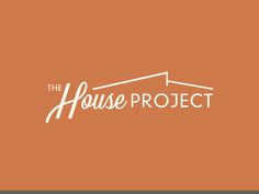 the house project logo on an orange background