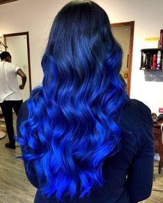 cabelos azuis Bright Blue Hair, Rich Brown Hair, Beautiful Hair Color, Pretty Hair Color, Midnight Sky