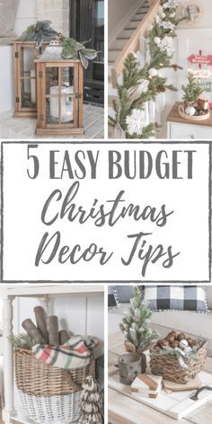 five easy budget christmas decor tips to make it look like they are going down the stairs