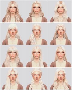 many different types of blonde hair for females