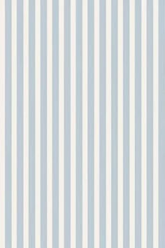 a blue and white striped wallpaper with vertical stripes