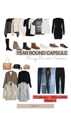 https://www.pennypincherfashion.com/year-round-capsule-wardrobe-2023/ Capsule Wardrobe How To Build A, Capsule Wardrobe Basics, Stylish Outfits For Women Over 50, Wardrobe Sets, Capsule Wardrobe Essentials, Capsule Wardrobe Outfits, Fashion Capsule Wardrobe, Winter Capsule Wardrobe, Fall Capsule Wardrobe