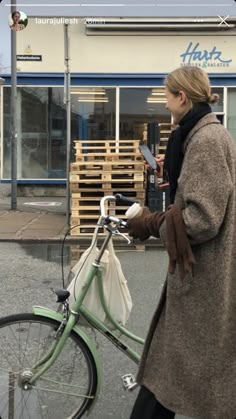 Long Winter Jacket, Mode Ulzzang, Green Bike, Fall Fits