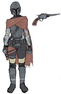 Starwars Dnd Character, Bounty Hunter Outfit Design, Star Wars Outfit Concept Art, Mandalorian Drawing Reference, Mandolorian Costume Women, Starwars Oc Outfit, Jedi Oc Character Design, Mandalorian Oc Art Female, Star Wars Oc Character Design