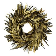 PRICES MAY VARY. This handmade 15-18" wide Black Feather Wreath has been gilded in Gold for a unique look. Our feather wreaths are made on a lightweight foam structure that is easy to puncture with nail or hook for hanging purposes. Start your Autumn Decoration out with a beautiful large wreath that will also double as Xmas decorations All natural Feathers are a gorgeous way to celebrate the seasons Great for Christmas window displays,home, office or special event decorations for Fall and Winter Black Feather Wreath, Christmas Window Display Home, Feather Wreaths, Christmas Window Displays, Rice Lights, Painted Feathers, Fall Floral Decor, Holiday Window Display, Feather Wreath