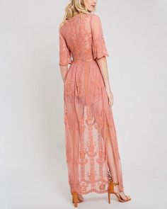 As You Wish Womens Embroidered Lace Maxi Dress in More Colors - shophearts Bohemian V-neck Dress With Scalloped Lace, Feminine Wedding Maxi Dress With Lace Sleeves, Elegant Summer Lace With Floral Embroidery, Elegant Floral Embroidered Lace For Summer, Feminine Delicate Lace Maxi Dress For Spring, Maxi Length Lace Dress With Floral Embroidery, Maxi Lace Dress With Floral Embroidery, Fitted Summer Maxi Dress With Scalloped Lace, Summer Fitted Maxi Dress With Scalloped Lace