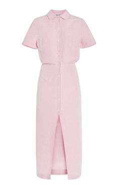 Iconic Dresses, Diy Sewing Clothes, Church Outfits, Midi Shirt Dress, Classy Dress, Sewing Clothes, City Life, Moda Operandi, The Pink