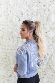 This Womens Jackets & Coats item by Creationari has 126 favorites from Etsy shoppers. Ships from Maplewood, NJ. Listed on Mar 15, 2023 Bridal Denim Jacket, Bridal Romper, Two Become One, Bridesmaid Hangers, Bridesmaid Satin, Tiny Shorts, Lace Bridal Robe, Wedding Slippers, Bridal Jacket