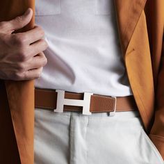 Hermes Belt Mens, H Belt, Super Rich Kids, Hermes Belt, Hermes Men, Hermes Constance, Gentleman Style, Sporty Look, Men's Collection