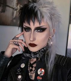 Short Punk Hair, Shaved Hair Designs, Gothic Hairstyles, Edgy Hair