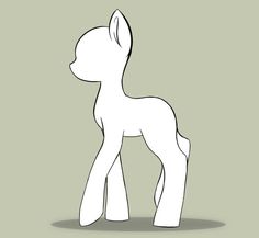 a paper cut out of a pony standing in the middle of it's shadow