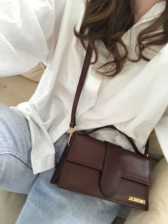 Jacquemus Bag Outfit, Purse Outfit, Jacquemus Bag, Brown Purse