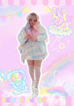 Fabric：Borg(100% polyester) Regular fit Stand-up collar, long sleeve, zipper closure Fabric weight: 300g/m² Care Instruction: machine wash cold with similar colors, do not bleach, tumble dry low, do not iron, do not dry clean. modeled by: pinkieepoppy Yami Kawaii Outfit, Yume Kawaii Fashion, Cloud Jacket, Kawaii Jacket, Rainbow Jacket, Pastel Clothing, Pastel Jacket, Fuzzy Shorts, Kawaii Outfit Ideas