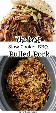 the best slow cooker bbq pulled pork