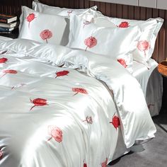 Luxury Rose Soft Silky Tencel Duvet Cover Set | Yedwo Home