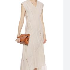 Gorgeous Gauzy Dress. Lined. Great Condition. Gauzy Dress, Crepe Dress, Asymmetrical Dress, Acne Studios, Acne, Womens Dresses, Cream, Dresses, Women Shopping