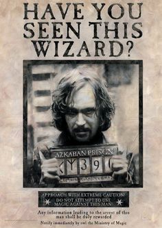 Harry Potter (Sirius Black) MightyPrint™ Wall Art MP17240172 Sirius Black Wanted Poster, Harry Potter Wanted Poster, Posters Harry Potter, Poster Harry Potter, Harry Potter Sirius, Film Harry Potter, Imprimibles Harry Potter, Wanted Movie, Harry Potter Halloween Party