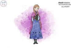 an image of a frozen princess in blue dress and pink coat with her hand on her mouth