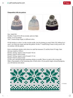 an image of three knitted hats on top of each other, with the same knitting pattern