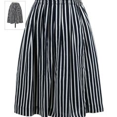 Brand New J. Crew Mercantile Vertical Striped Navy Blue & White Lined Skirt With Pockets. Never Worn Excellent Condition, No Flaws Navy Pleated Summer Bottoms, Navy Pleated Bottoms For Summer, Navy Cotton Summer Skirt, Navy Pleated Summer Skirt, Navy Pleated Skirt For Summer, Summer Navy Flared Skirt, Navy Cotton Lined Skirt, Spring Navy Pleated Bottoms, Navy Pleated Bottoms For Spring