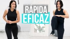 two women standing in front of a sign that says rapidda efficaz