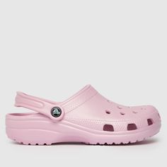 crocs pale pink classic clog sandals Crocs Light Pink, Baby Pink Crocs, Crocs Colors, Light Pink Crocs, Pink Wishlist, Shoes Preppy, Light Pink Shoes, Crocs Pink, Pink Crocs