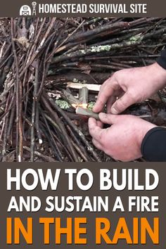 Building and sustaining a fire is one of the most valuable survival skills, but it can be challenging. Here's how to do it. Primitive Survival Skills, Building A Fire, Homestead Lifestyle, Primitive Skills, Survival Skills Emergency Preparedness, Survival Fire, Homesteading Ideas, Survival Skills Life Hacks